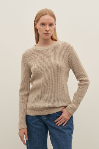 Джемпер приталенного силуэта с шерстью