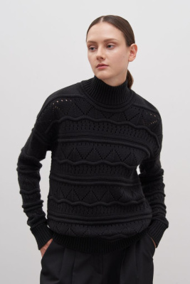 Джемпер свободного силуэта с шерстью