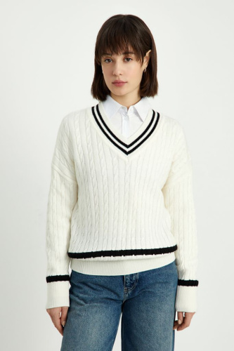 Джемпер с шерстью