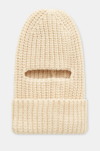 Вязаная балаклава с добавлением шерсти