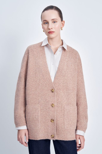 Удлиненный кардиган свободного кроя