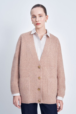 Удлиненный кардиган свободного кроя