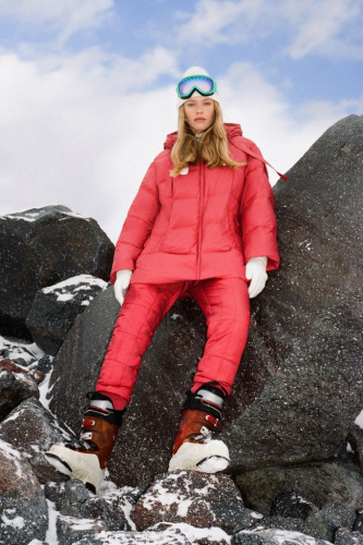 Пуховик с капюшоном