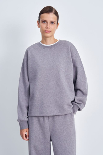 Толстовка из хлопка на резинке