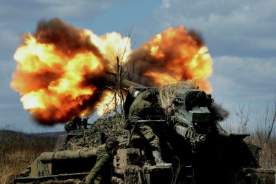 Российские артиллеристы нанесли огневые удары по шести опорным пунктам / ЯСИА   
