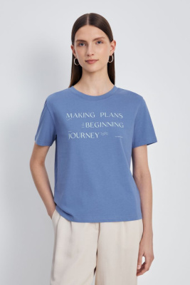 Футболка из хлопка с коротким рукавом