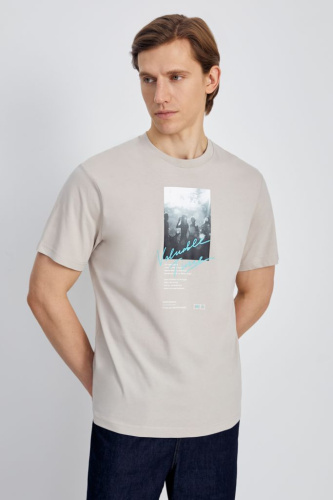 Футболка из хлопка с коротким рукавом