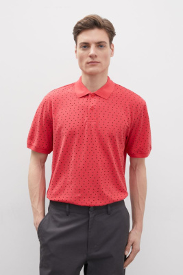 Поло с коротким рукавом из хлопка