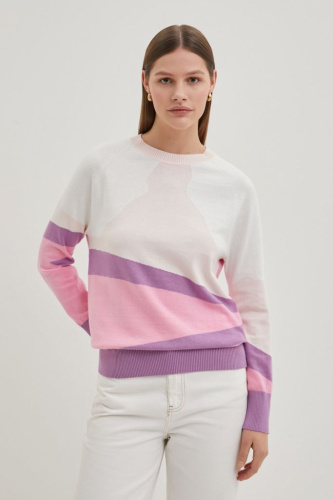 Джемпер свободного силуэта из хлопка