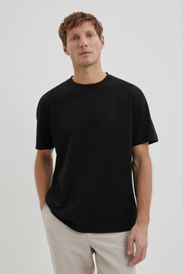 Футболка из хлопка прямого кроя