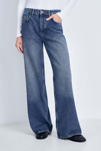 Джинсы wide leg fit женские