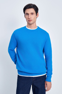 Джемпер из хлопка прямого силуэта