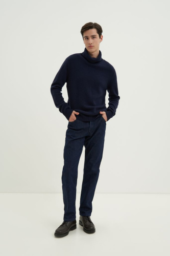 Утепленные джинсы straight fit мужские