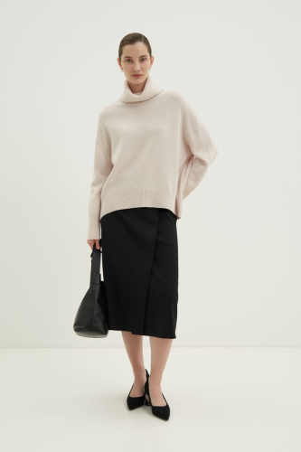 Юбка миди в рубчик