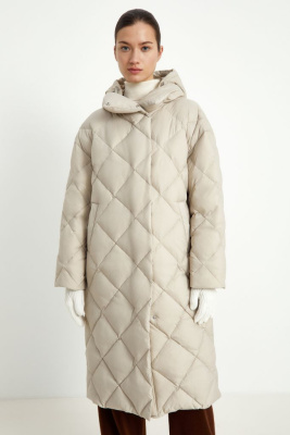 Пальто утепленное с утиным пухом