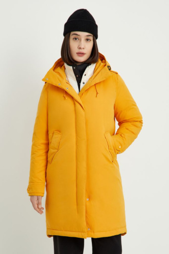 Пальто утепленное с утиным пухом