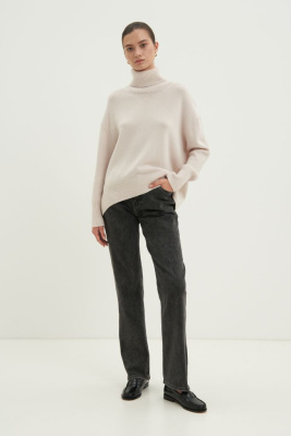 Утепленные джинсы straight fit женские