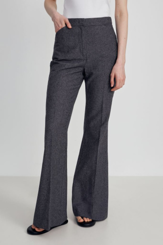 Брюки изо льна и хлопка