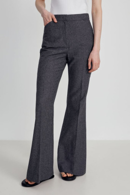 Брюки изо льна и хлопка