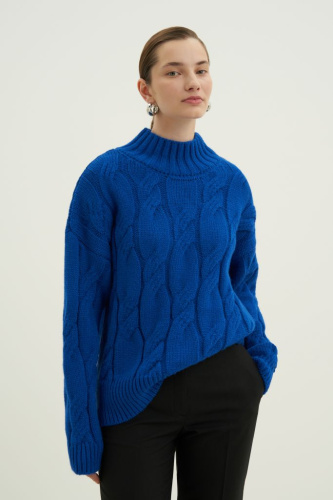 Джемпер свободного силуэта с шерстью