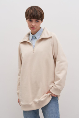 Толстовка из хлопка на молнии