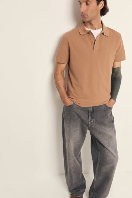 Рубашка-поло из хлопка