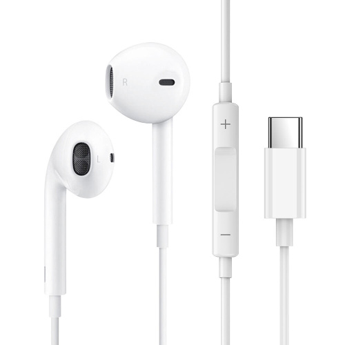 Проводная стерео-гарнитура Deppa (44215) Stereo Air Type-C (белый)