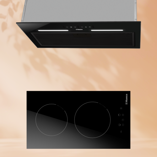 Комплект встраиваемой техники: Индукционная варочная панель Hansa BHI36200 + Вытяжка Hansa OMP6553BGH-G
