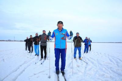 В Якутии ветераны ОВД провели патриотическую акцию – 100-километровый лыжный марафон / ЯСИА   Республика Саха (Якутия)