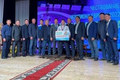 Чемпиона Европы якутянина Владимира Егорова чествовали в родной Амге / ЯСИА   Республика Саха (Якутия)