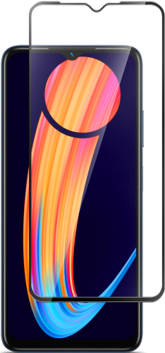 Стекло защитное для Infinix HOT 30i Черная рамка