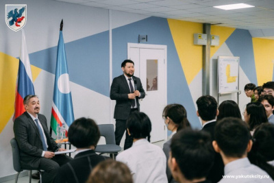 Евгений Григорьев провел открытый урок в школе № 31 Якутска / ЯСИА Якутск Якутск Республика Саха (Якутия)