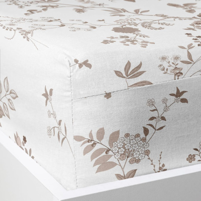 Простыня на резинке Sibilla brown