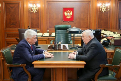 Министр МВД встретился с врио председателя Российского Совета ветеранов ОВД / ЯСИА   