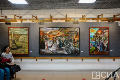 "История на холсте". В Якутске открылась выставка художника-баталиста Ивана Лебедева / Виктория Сергеева Якутск Якутск Республика Саха (Якутия)