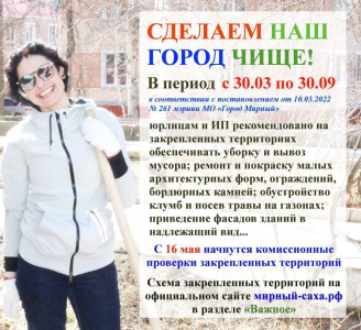 Территорию нужно убирать в постоянном режиме /   Мирнинский 