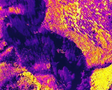 Русло речки около села Ерт Горного района Якутии обследовали с помощью беспилотников / ЯСИА   Республика Саха (Якутия)