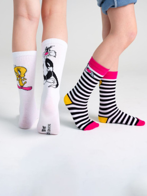 Гольфы трикотажные для девочек, 2 пары в комплекте