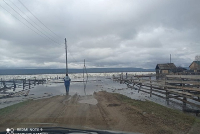 В результате ледохода на реке Лене в Якутии в селе Хоринцы Олекминского района подтопило два двора / ЯСИА  Олекминский Республика Саха (Якутия)