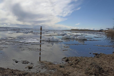 Ледоход на реке Лене проходит возле Якутска / ЯСИА Якутск Якутск Республика Саха (Якутия)