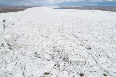 Нижняя кромка ледохода на Лене находится в 10 км ниже Якутска / ЯСИА Якутск Якутск Республика Саха (Якутия)