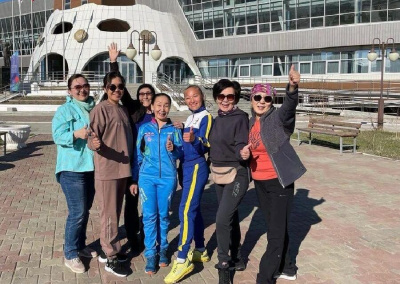 Центр спортивной подготовки «Триумф» приглашает на утреннюю зарядку / ЯСИА   