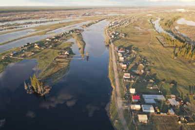 Паводок-2022. В селе Хоточчу Хангаласского района Якутии - режим повышенной готовности / ЯСИА  Хангаласский Республика Саха (Якутия)