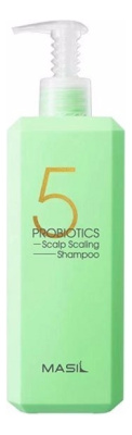 Шампунь для глубокого очищения кожи головы с пробиотиками 5 Probiotics Scalp Scaling Shampoo: Шампунь 500мл