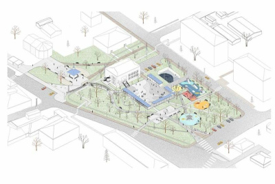 Жители якутского города Олекминска голосуют за проект Мариинского сквера / ЯСИА  Олекминский Республика Саха (Якутия)