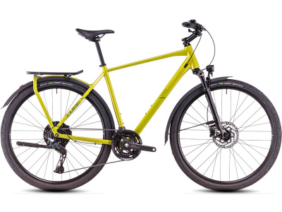 Дорожный велосипед Cube Kathmandu EXC, год 2025, цвет Зеленый, ростовка 21