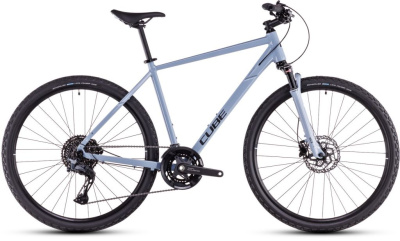 Дорожный велосипед Cube Nature Exc, год 2025, цвет Голубой-Черный, ростовка 23