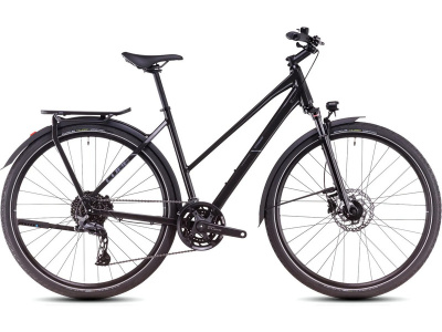 Женский велосипед Cube Kathmandu Pro Trapeze, год 2025, цвет Черный, ростовка 18