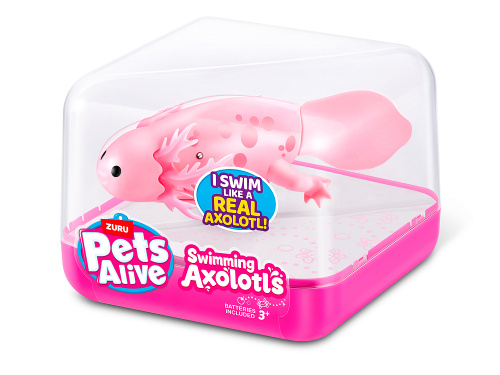 9556UQ1 Игрушка ZURU Robo Alive плавающий Аксолотль, в ассортименте