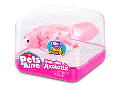9556UQ1 Игрушка ZURU Robo Alive плавающий Аксолотль, в ассортименте